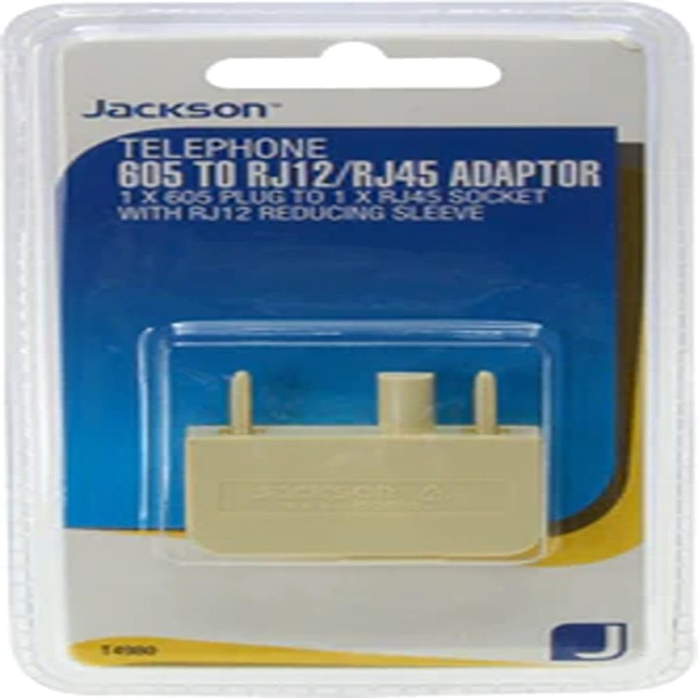 Jackson 605 to RJ12/45 Telephone Adaptor Plug