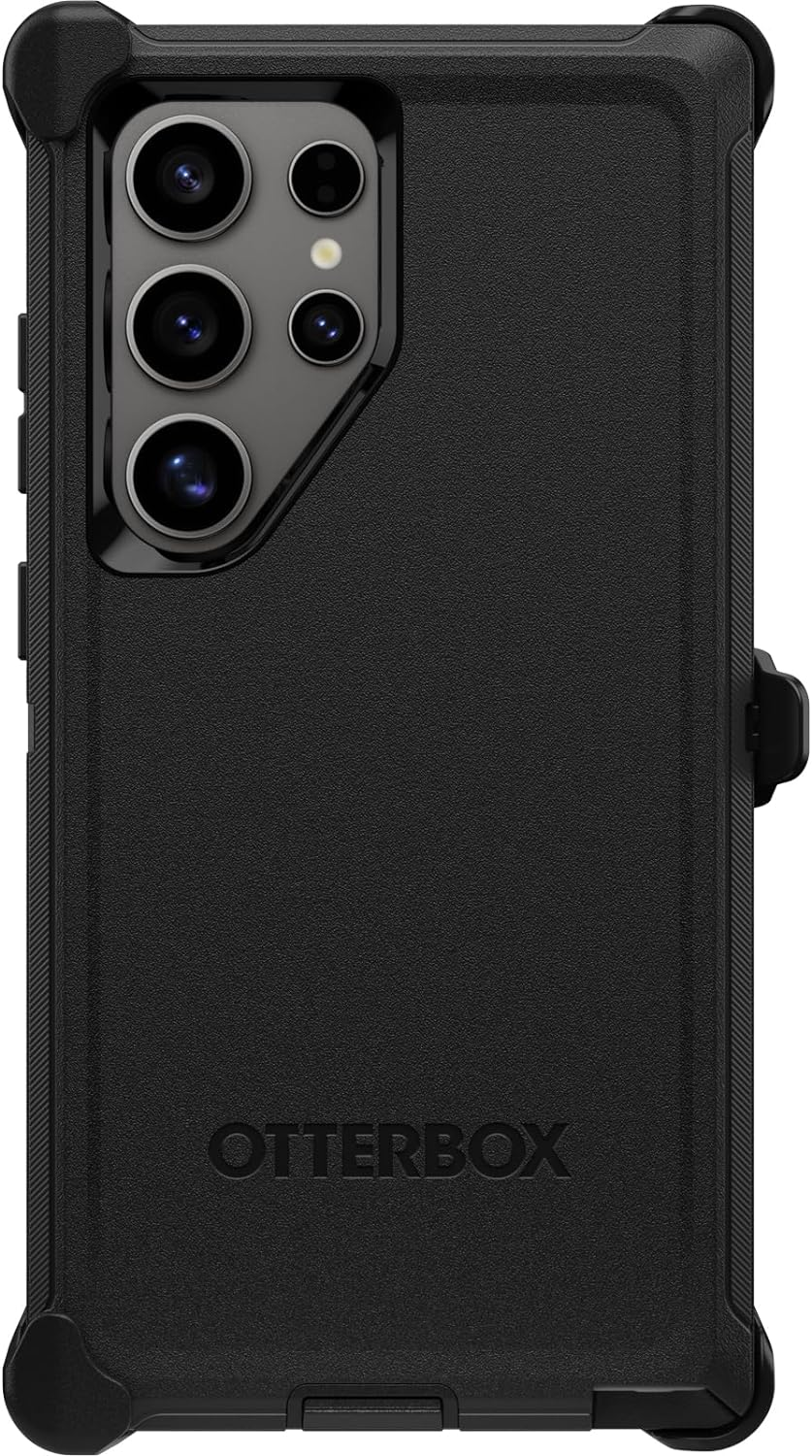 Otterbox Defender Case for Samsung Galaxy S24 Ultra, Shockproof, Drop Proof, Ultra-Rugged, Protective Case, 5X Tested to Military Standard, Black image number 2