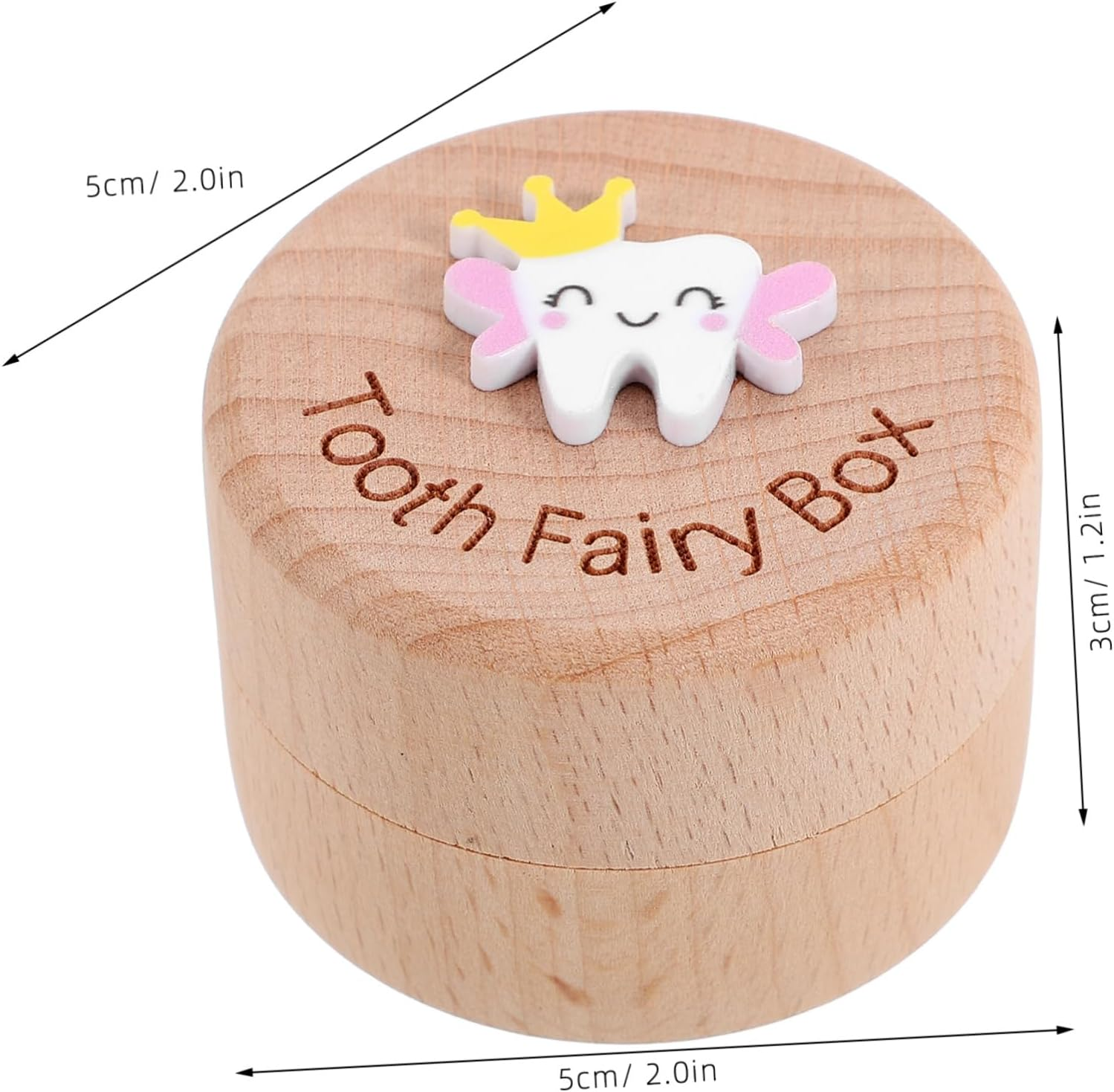 Deciduous Tooth Box for Boy Girl Material Keepsake Teeth Holder for Fetal Hair Storage Scenario image number 3