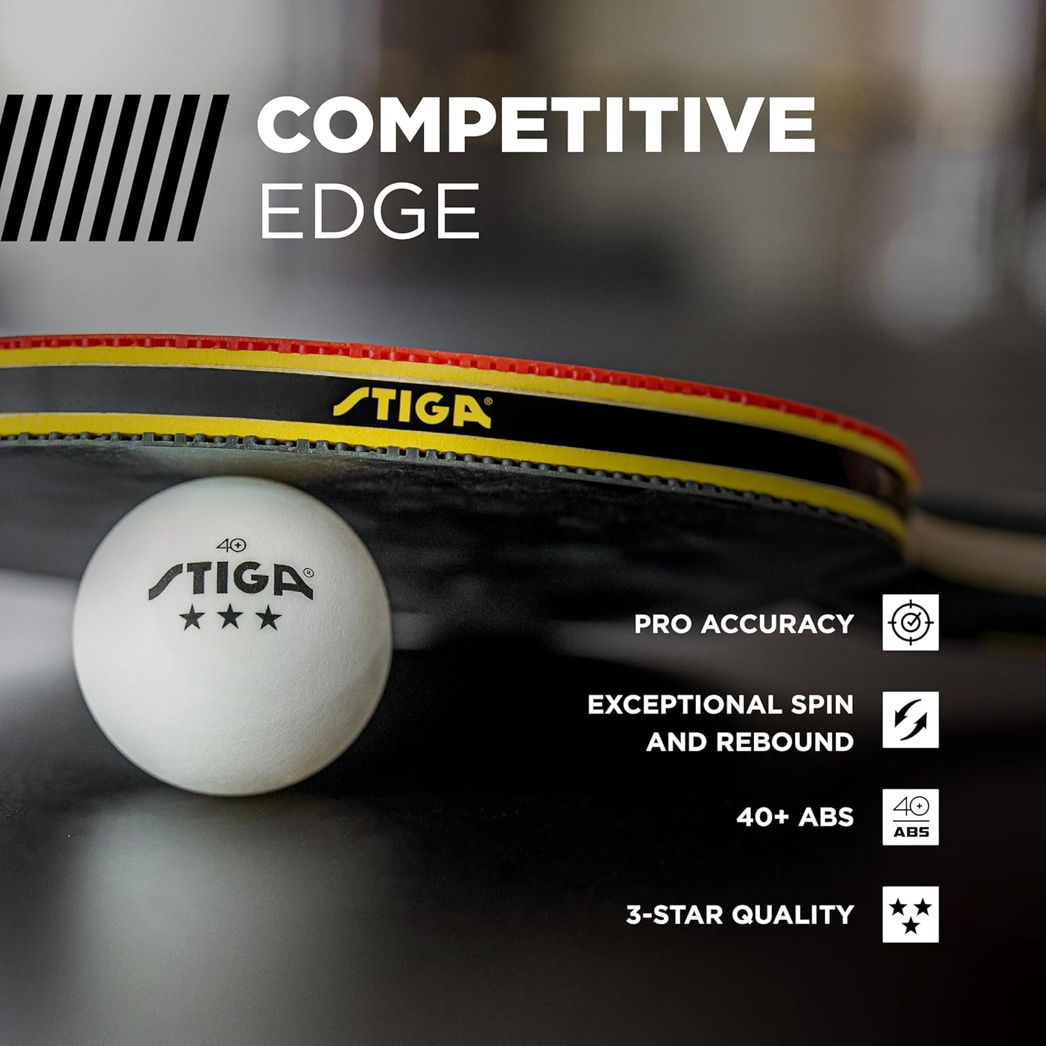 Stiga 3-Star Table Tennis Balls image number 6