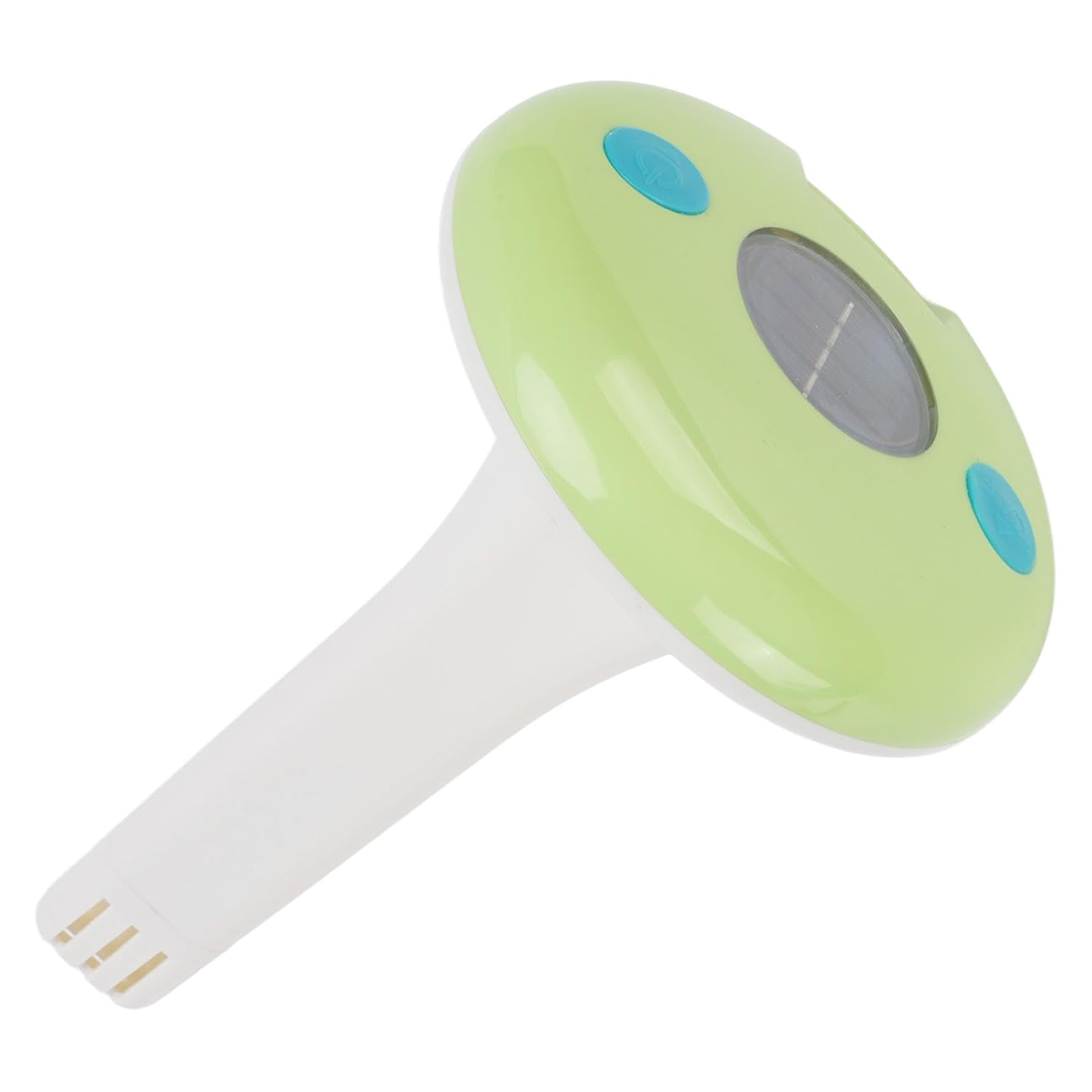 Jiawu 2 in 1 Solar Pool -Thermometer Floating Digital Water Quality Tester with a Simple Reading Display for Spa Whirlpools, ABS Material Pool Temperature Meter for Swimming image number 1