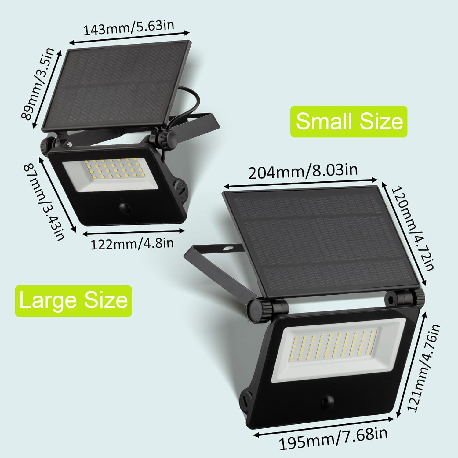 Zarek Solar Outdoor Light 1500 Lumens,6000K Daylight,Motion Sensor Light Outdoor,Ip54 Waterproof LED Security Light Bright Solar Wireless Wall Lighting, Adjustable Wide Angle