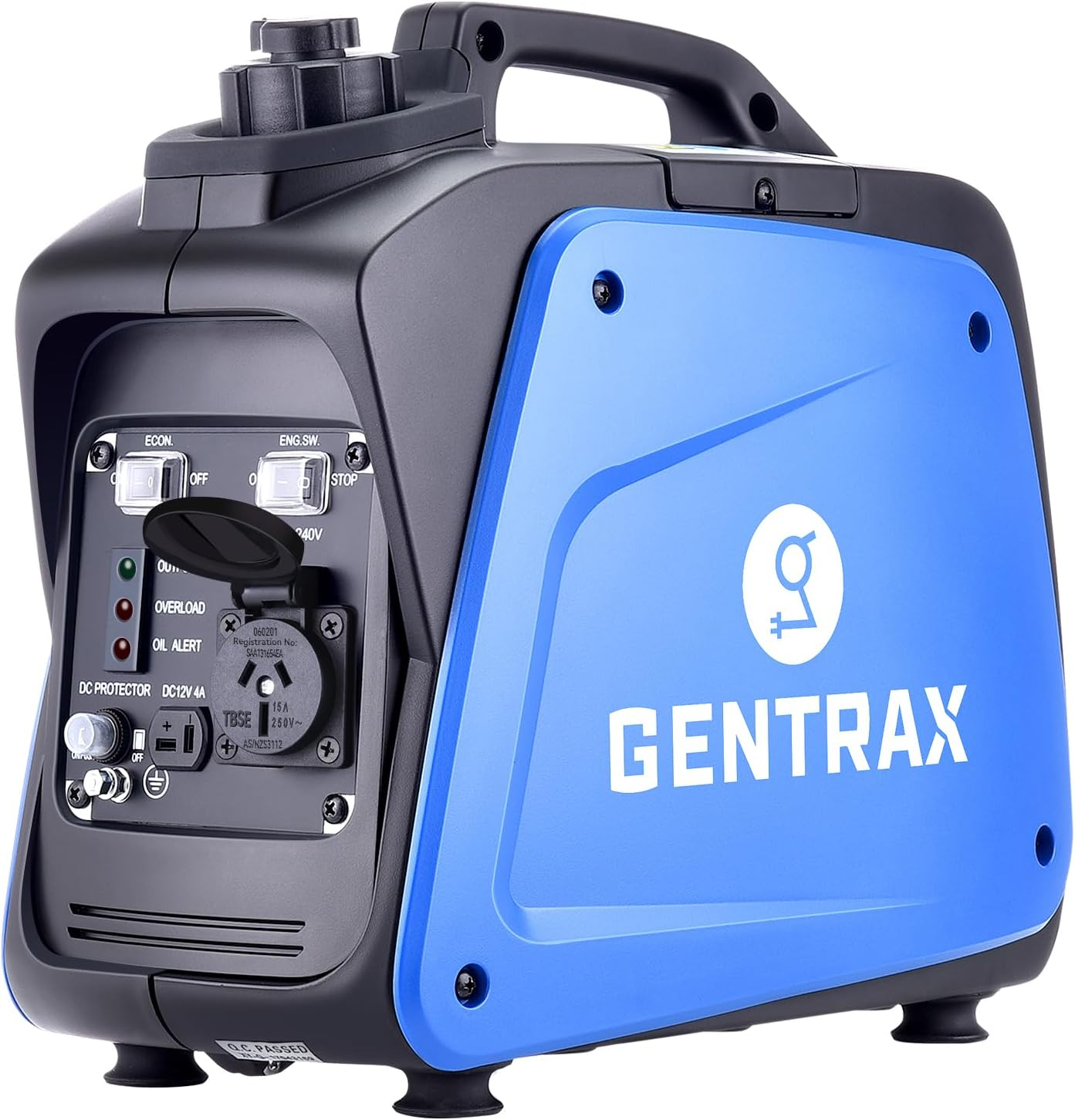 Gentrax 700 W Portable Inverter Generator &ndash; 800 W Peak Output, Pure Sine Wave, Lightweight Petrol Generator with Fuel-Efficient Engine for Camping & Home Backup image number 5