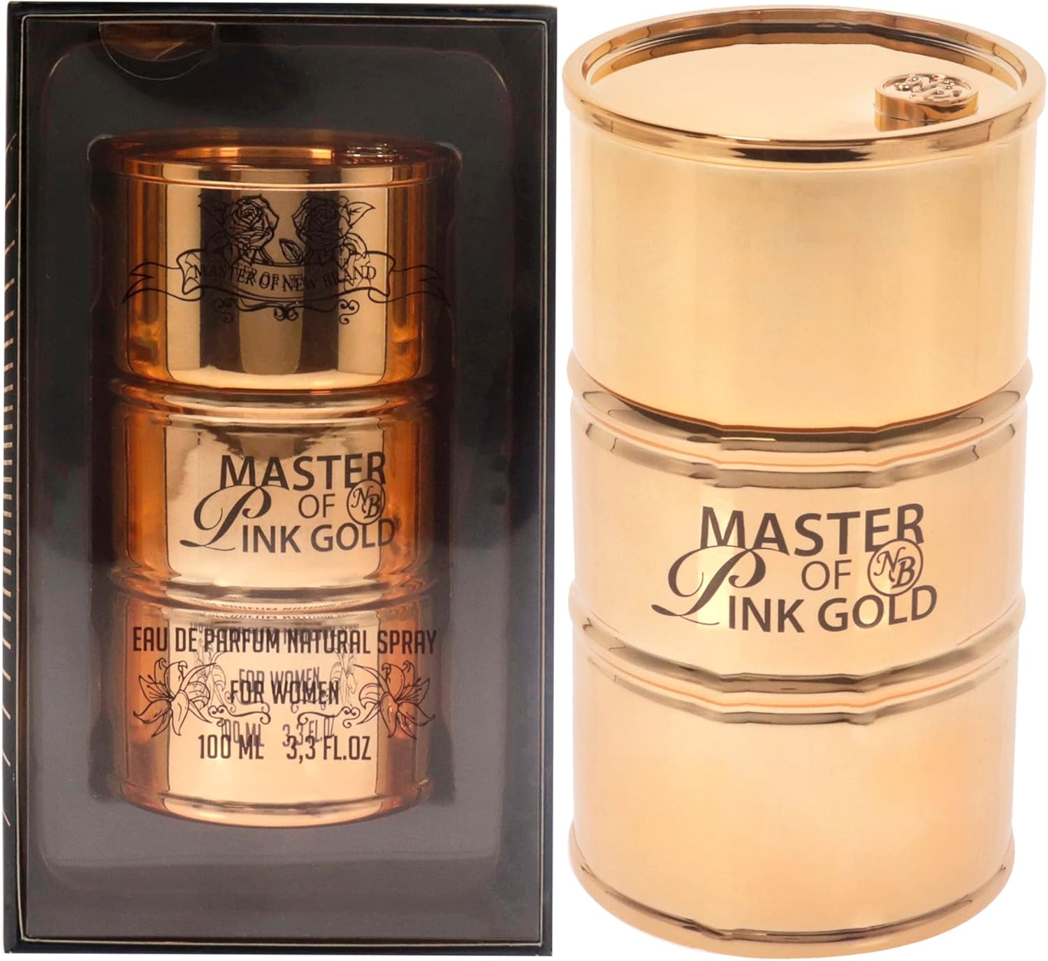 New Brand Master of Pink Gold for Women 3.3 Oz EDP Spray image number 1