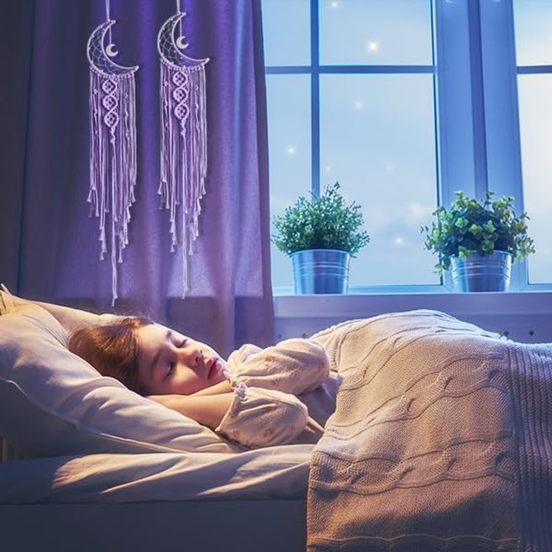 Dream Catcher, Moon Dream Catcher, Home Decor, Boho Dream Catcher, Girls Bedroom Decor Dream Catcher Wall Decor, Gifts for Teenager Girls Friends Gifts, Gifts for Women Gifts for Mom Purple