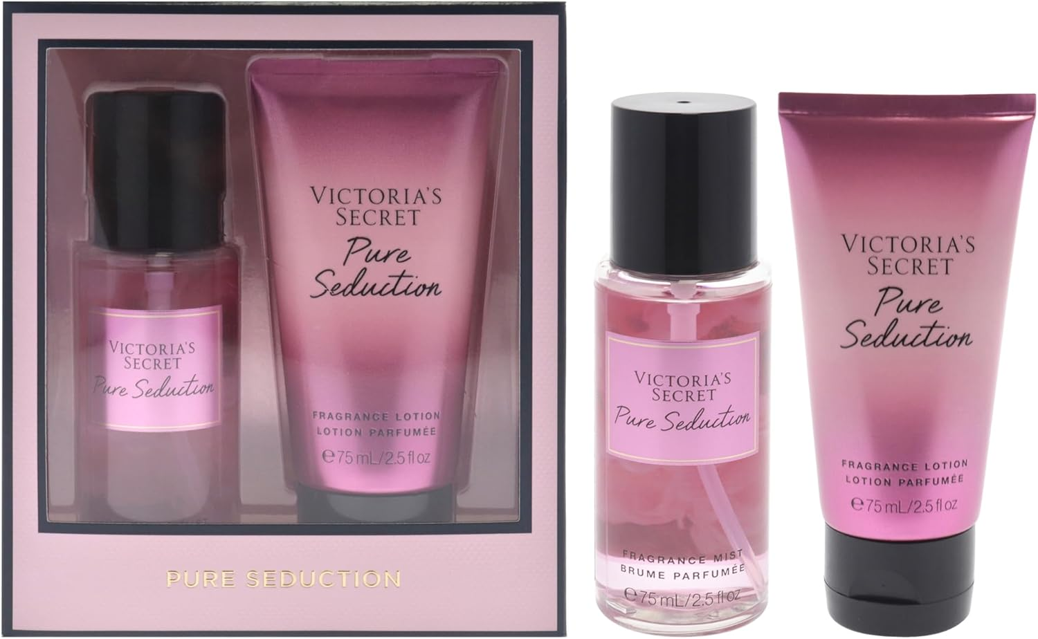Pure Seduction Set by Victorias Secret for Women - 2 Pc Gif Set 2.5Oz Fragance Mist, 2.5Oz Fragance Lotion image number 6
