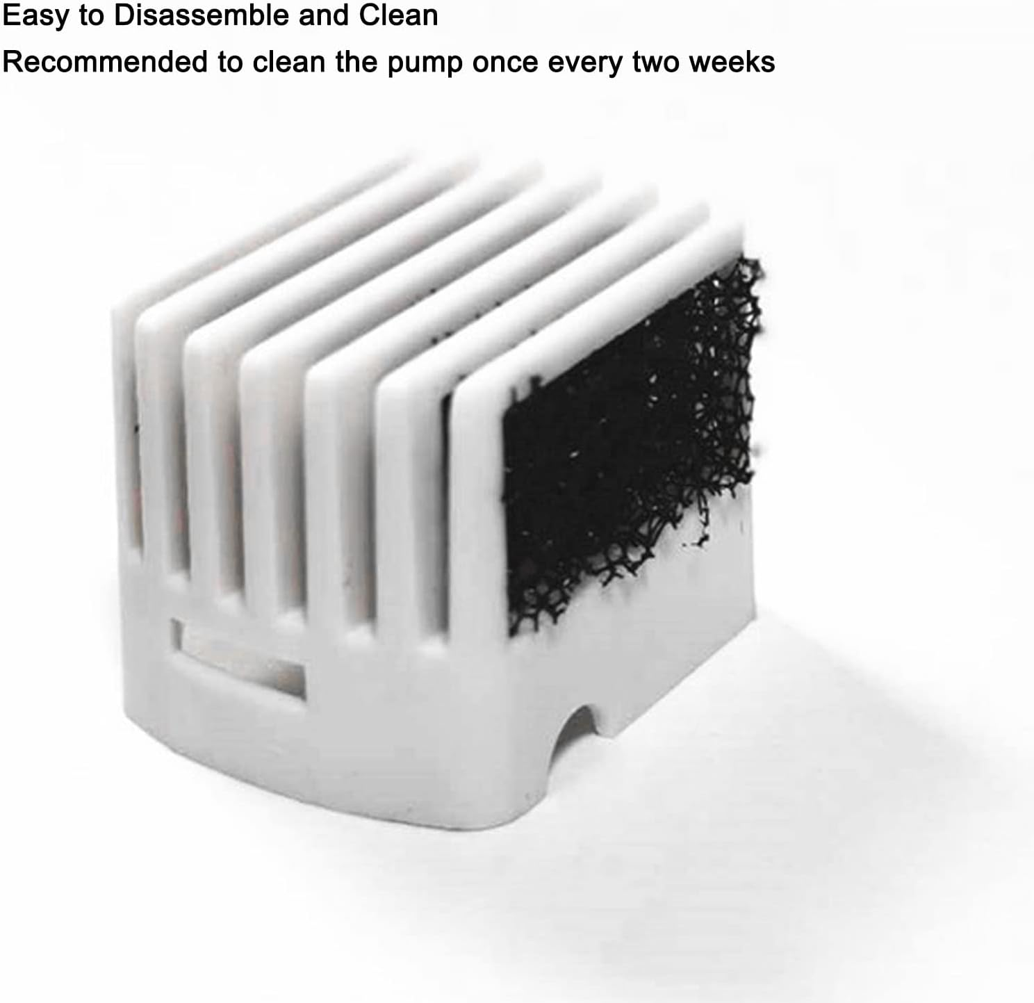 Cat Water Fountain Pump - Mini Water Dispenser with Quiet USB Powered DC Brushless Motor, Pet Fountain Replacement Pump to Prevent Dry Burning for Drinking Fountain image number 3