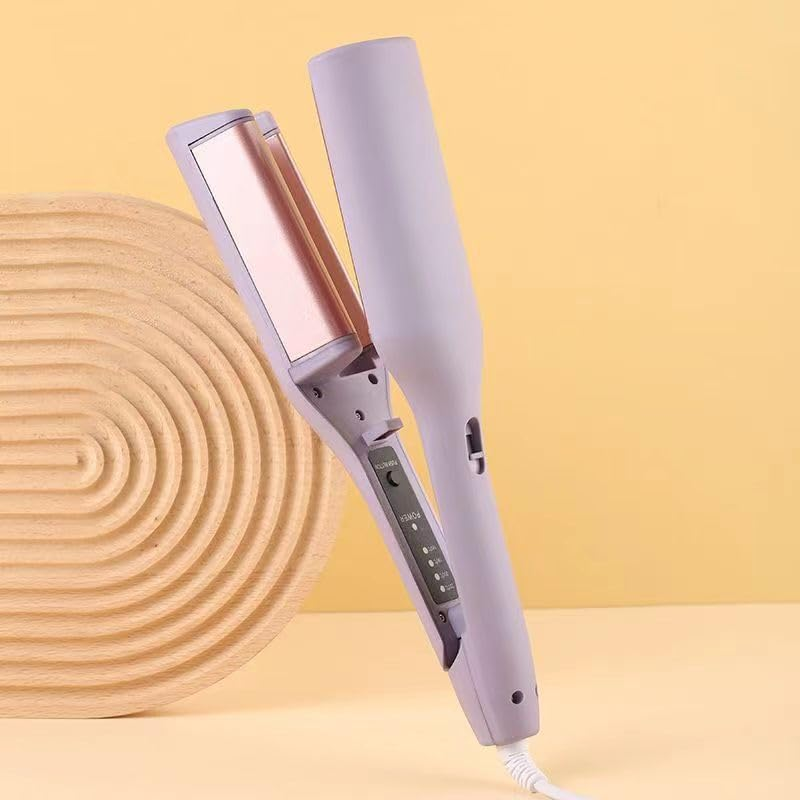 Curluxe French Curls Iron, Curluxe Create Frizz-Free French Curls Effortlessly Curling Iron, Wave Curling Iron with 15-Second Heat-Up and Adjustable Temperature for All Hair Types (Pink) image number 4