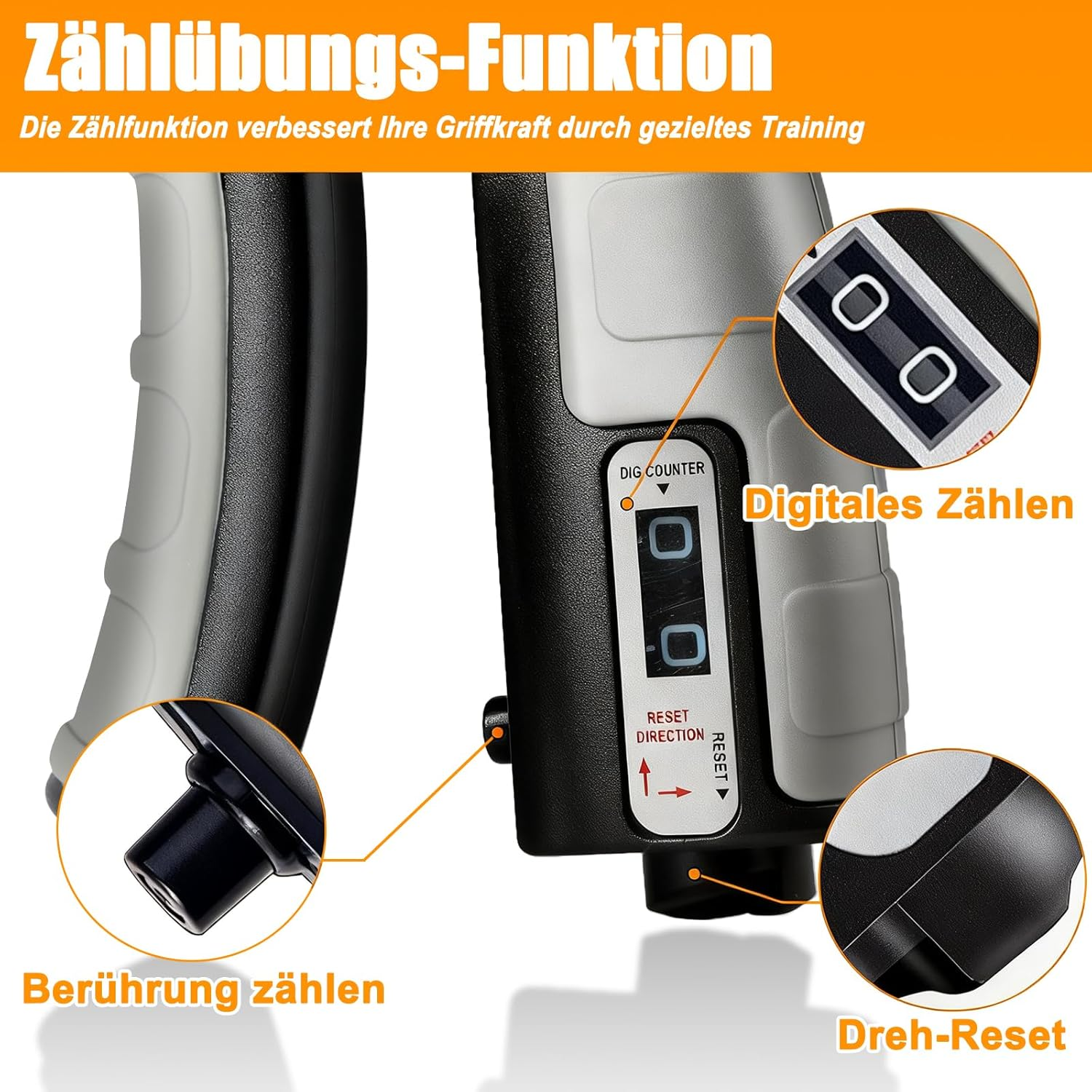 Griffkraft Trainer Trainingsset Handtrainer Fingertrainer - Professionelles Griffkraft Trainer Set Mit Fingerstrecker & Anti-Stress Ball F&uuml;r Handmuskeltraining Und Rehabilitation image number 3