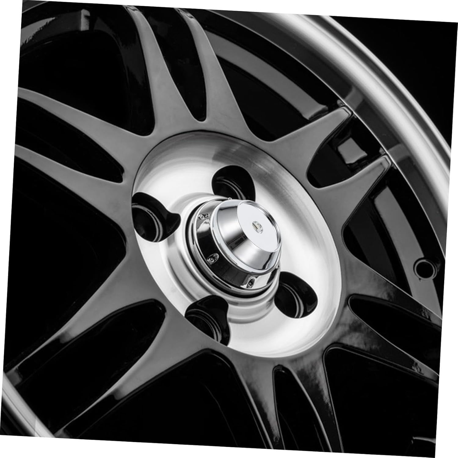 LALADEFIEE 4Pcs Wheel Rim Covers Durable Center Hub Caps for Car Easy Installation Elegant Design Protects Wheel Hub from Water Auto Accessories image number 1