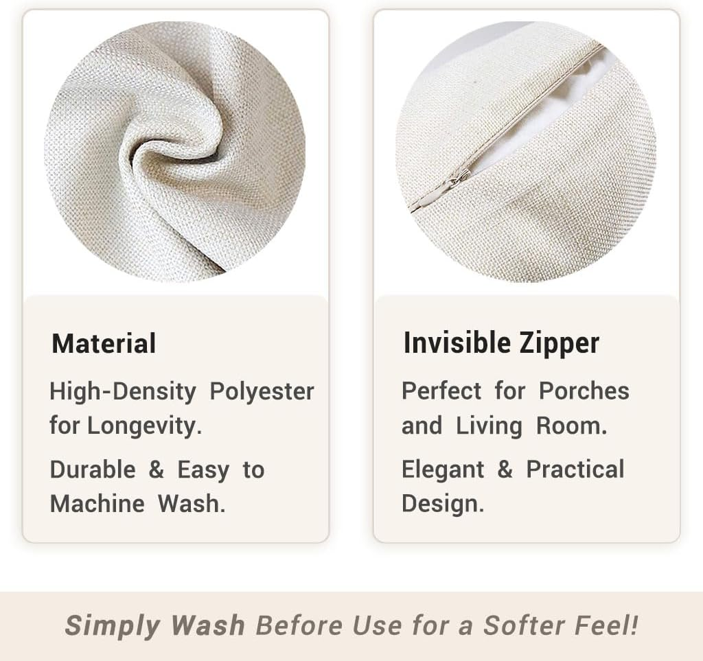 PANDICORN Chinoiserie Pillow Covers 18X18 Set of 2, Chinoiserie Decorative Throw Pillows Cases, Chinoiserie Decorations for Home Couch Sofa PP-288-18 image number 7