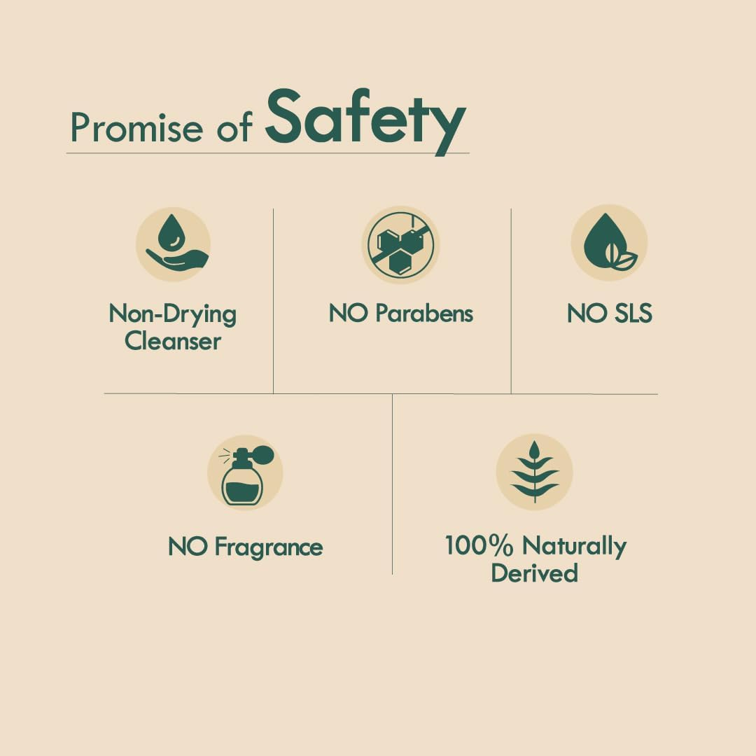 Nat Habit Ubtan Face Wash, Fresh Daily Tikta for Men & Women, Skin Brightening with Activated Wild Turmeric, Suitable for All Skin Types, Chemical & Sulphate Free, 100G image number 2