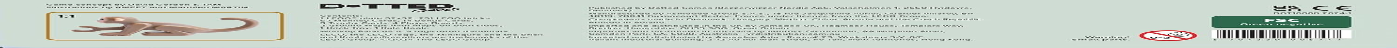 Dotted Games - Monkey Palace: a  Board Game - Build Your Way to Victory Brick by Brick! Fun Family Brick-Building Game for Kids & Adults, Ages 10+, 2-4 Players, 45 Minute Playtime image number 6