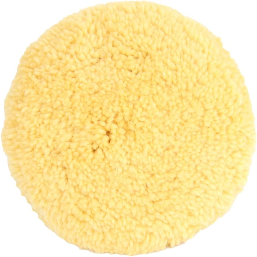 ORFOFE Wool Buffing Wheel Double-Sided Polishing Pad Thread Car Buffer Pad for Automotive Paint Correction and Finish Car Detailing Equipment image number 2