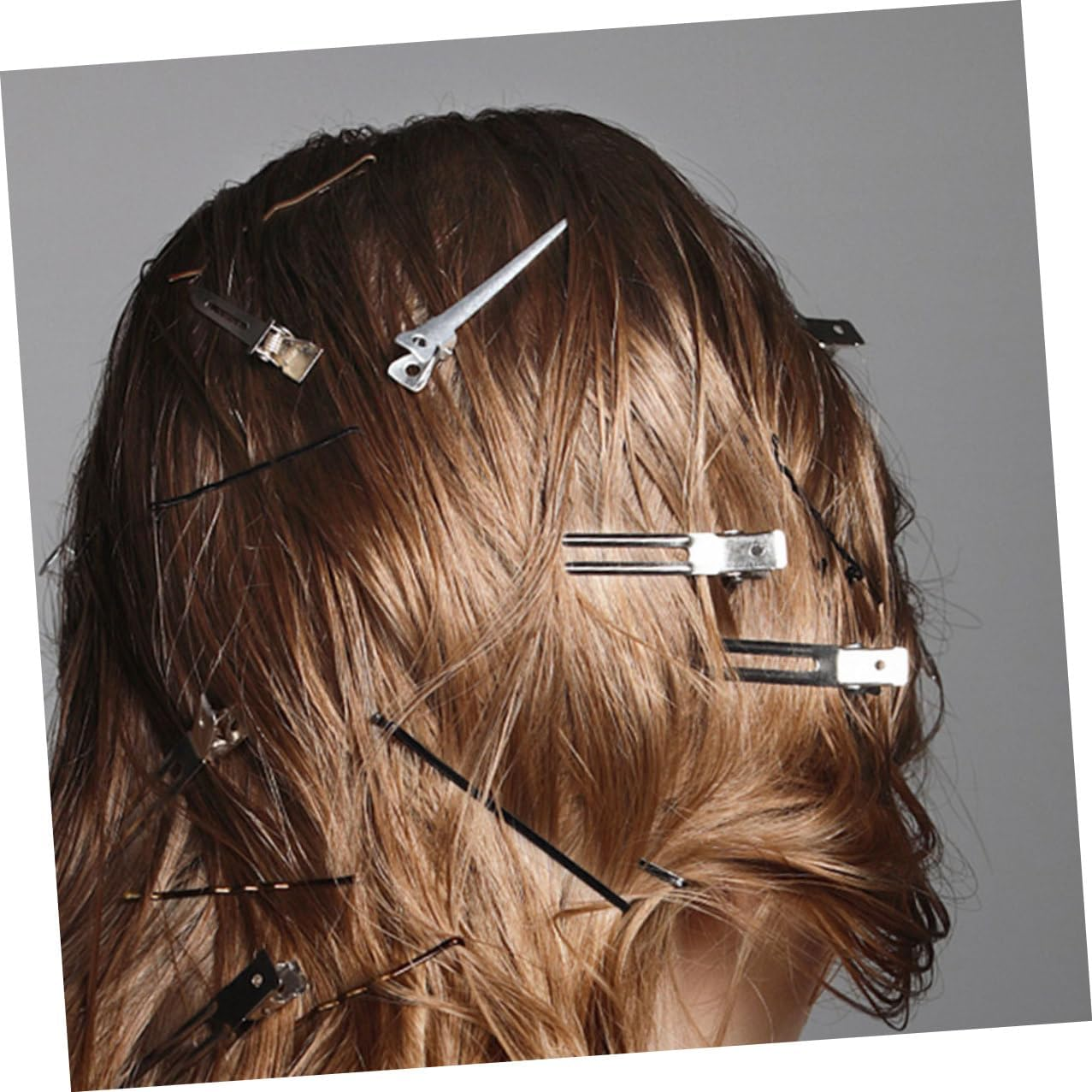 PLAFOPE 35Pcs Professional Metal Alligator Hair Clips for Barbers and Hairstylists Non-Slip Sectioning Clips for Salon Hair Styling Secure Grip for All Types image number 4