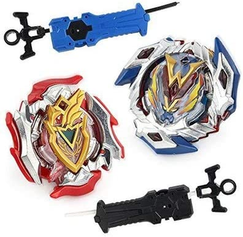 B-Qtech 2 King Set Battling Top with Burst Supergrip Battling Top Launcher Left & Right for Boys image number 3