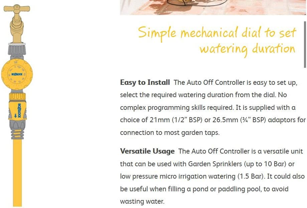 Hozelock 2210 0000 Auto off Controller