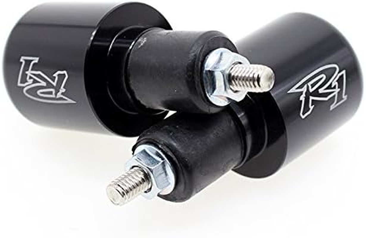 FXCNC Racing Motorcycle Handlebar Handle Bar End Cap Plugs Slider for YAMAHA YZF R1 1998 1999 2000 2001 2002 2003 2004 2005 2006 2007 2008 2009 2010-2016 - Blue image number 2