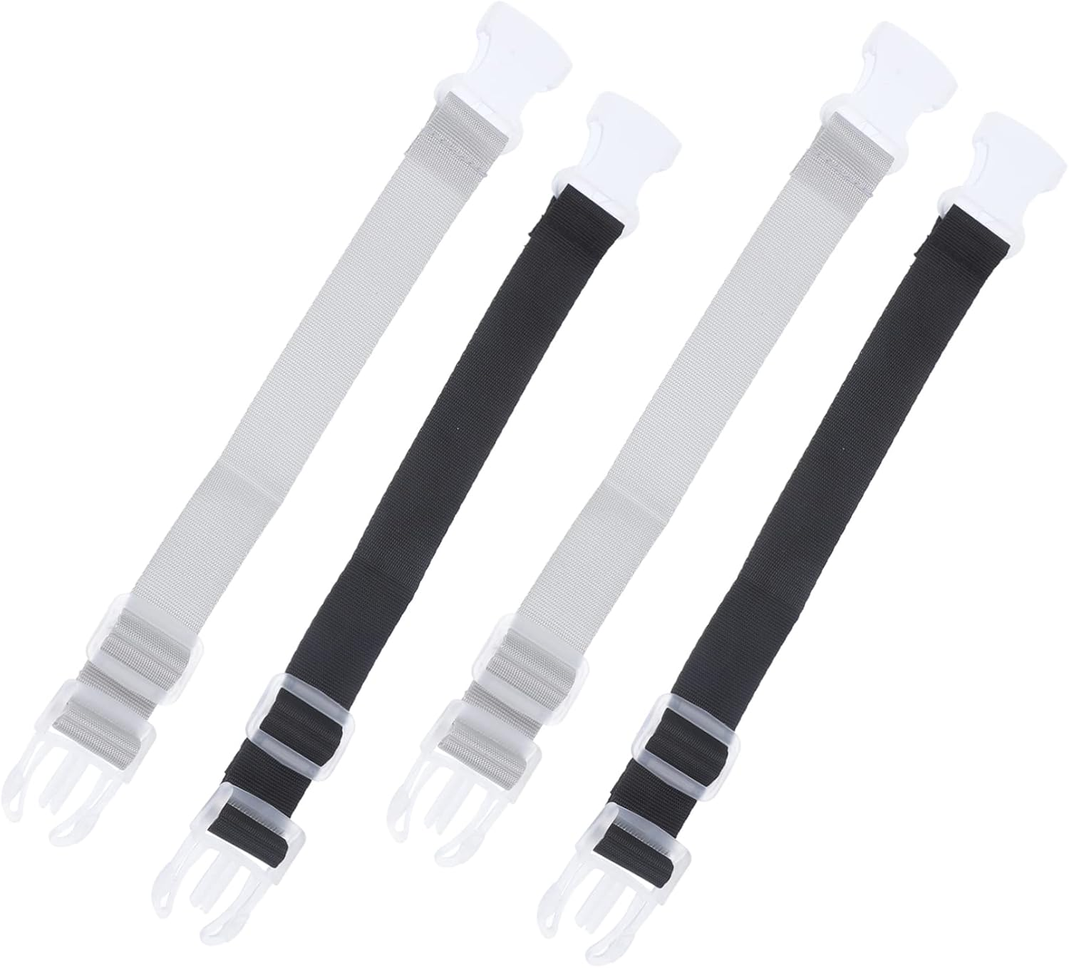 GAROZATION 4Pcs Luggage Straps Suitcase Buckle Straps Heavy Duty for Travel Hiking Camping image number 4