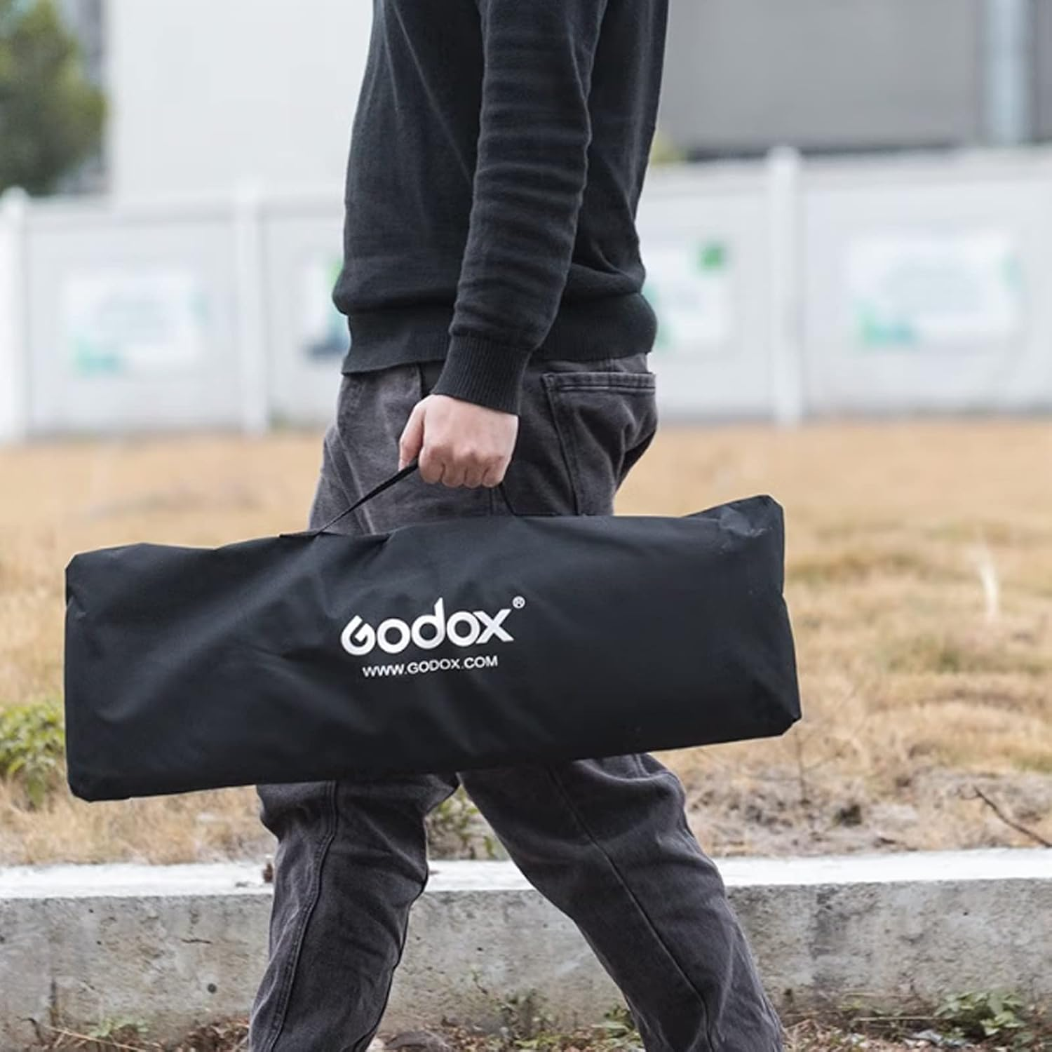 Godox Strip Softbox 35 X 160Cm Honeycomb Grid Softbox & Bowens Mount Speedring Bowens Mount for Studio Strobe Flash Light Speedlight Speedlite (2PCS)