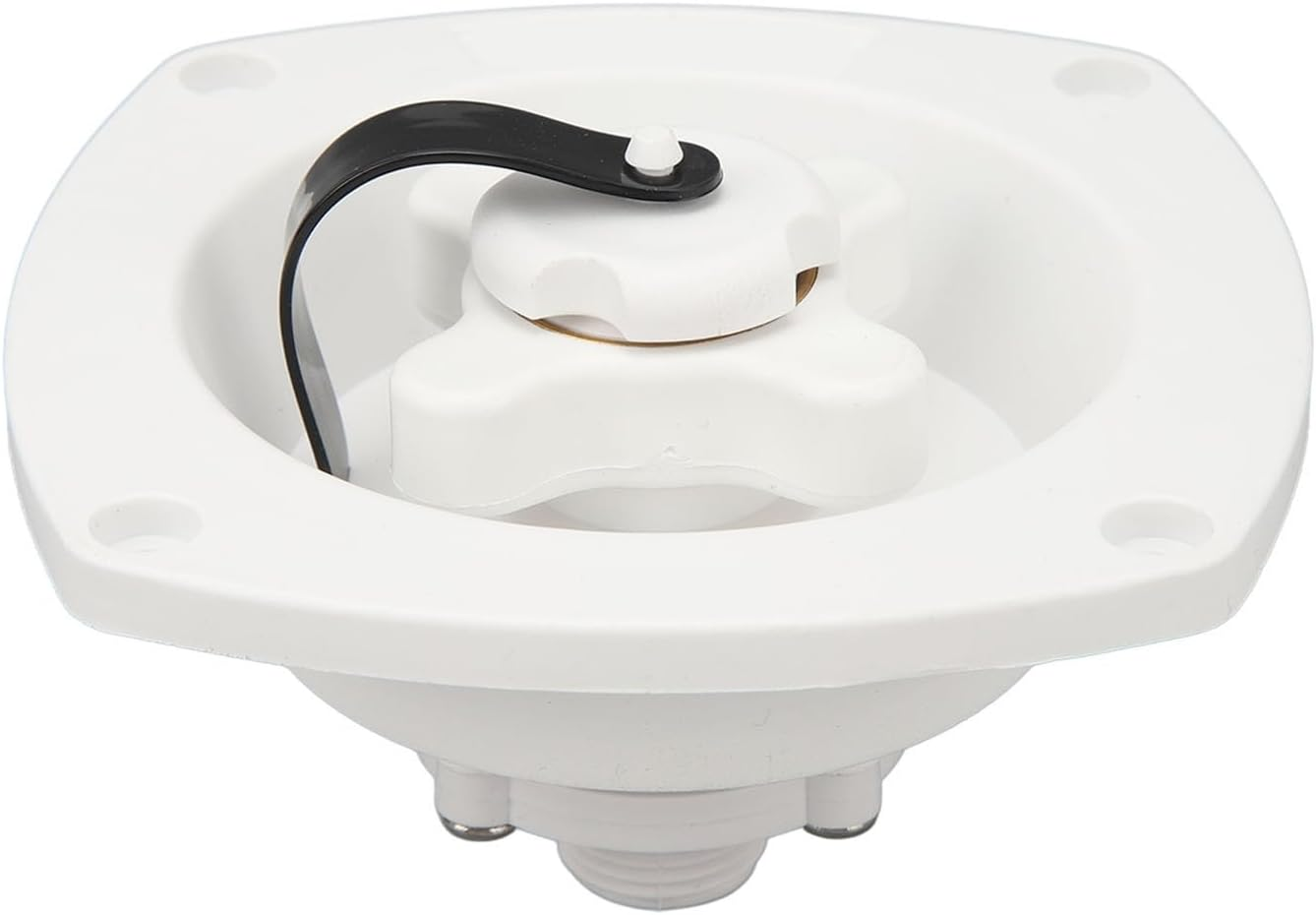 Wall Mount Pressure Regulator, Pressure Regulated Water Entry Leakproof Built in Check Valve ABS 100PSI to 45 PSI Long Lasting for RV (White)