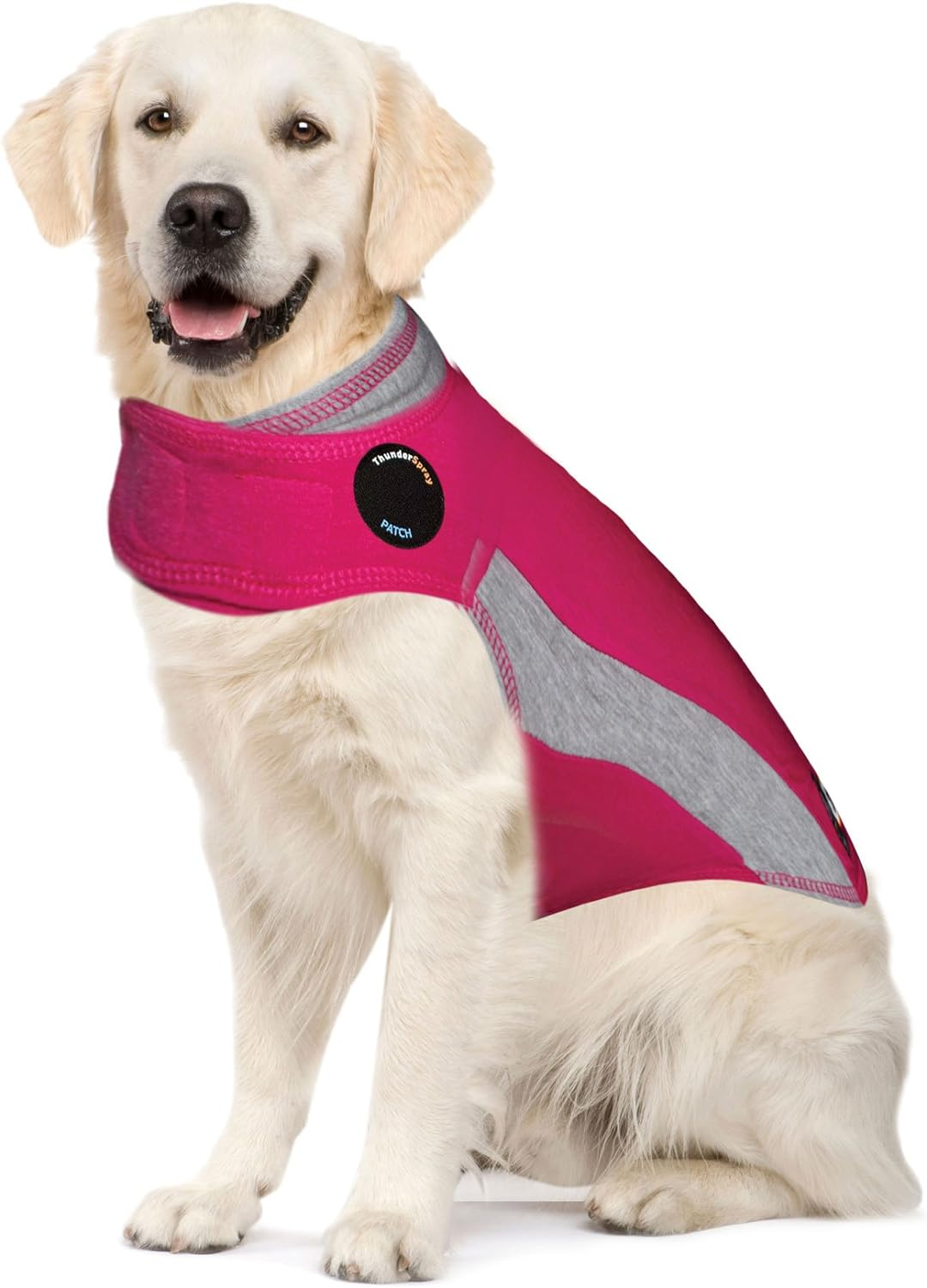 Thundershirt Dogs Clothing Thundershirt Dog Anxiety Jacket, Fuchsia, X-Small