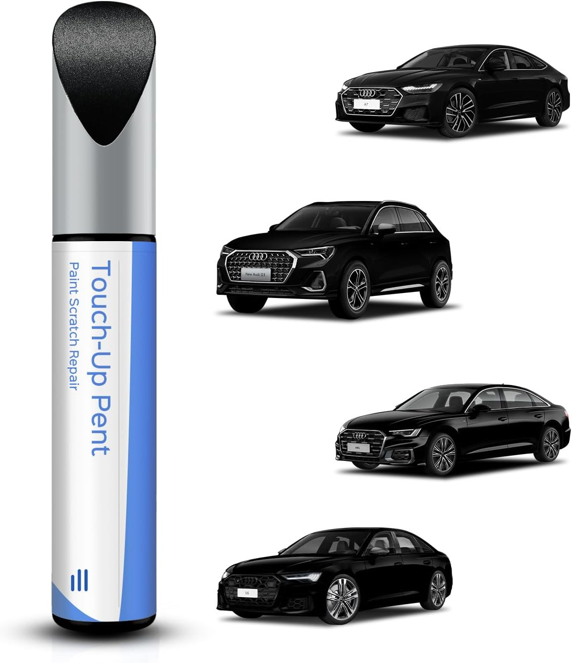 LZ7S/6Y Daytona Gray Pearl Touch up Paint Compatible with Audi Exact Match Chips and Nicks Touch Up