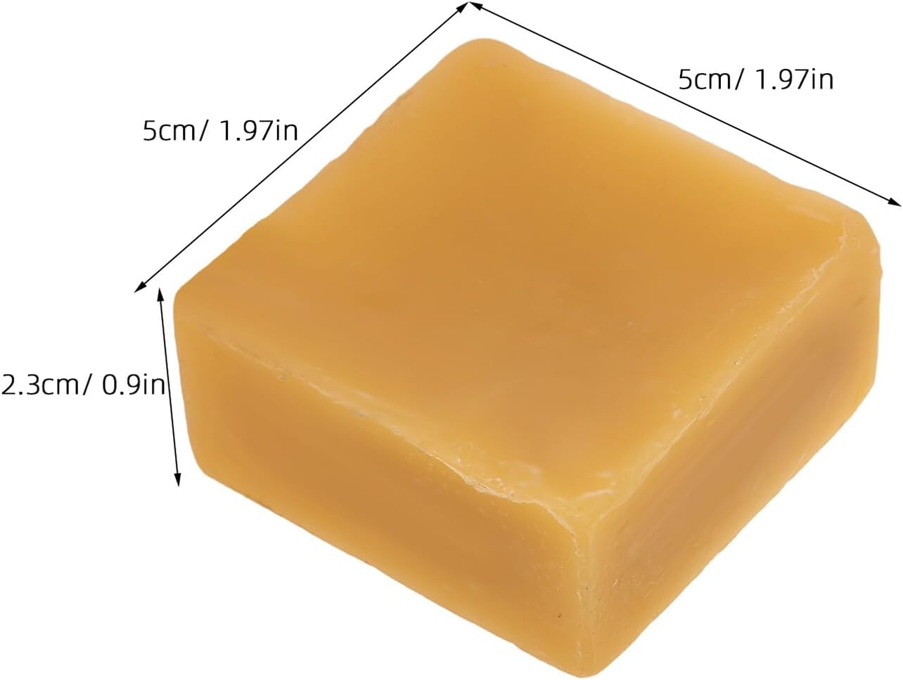 MERRYHAPY 2Pcs Natural Yellow Beeswax Furniture Care Bar Protective Wood Polish and Cleaner for Tables Chairs Cabinets Gentle Aroma Crack-Resistant Easy Maintenance with Natural Ingredients image number 3