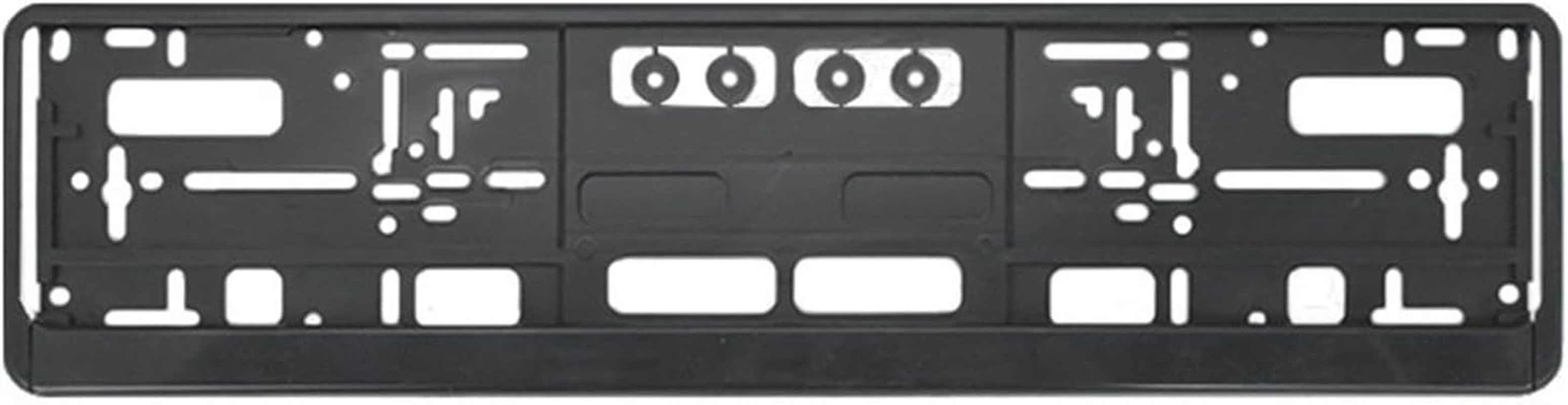 Magideal License Plate Frame Number Plate Holder Universal Car Licence Plate Bracket for Women and Man Sturdy Replacement Premium, Black image number 2