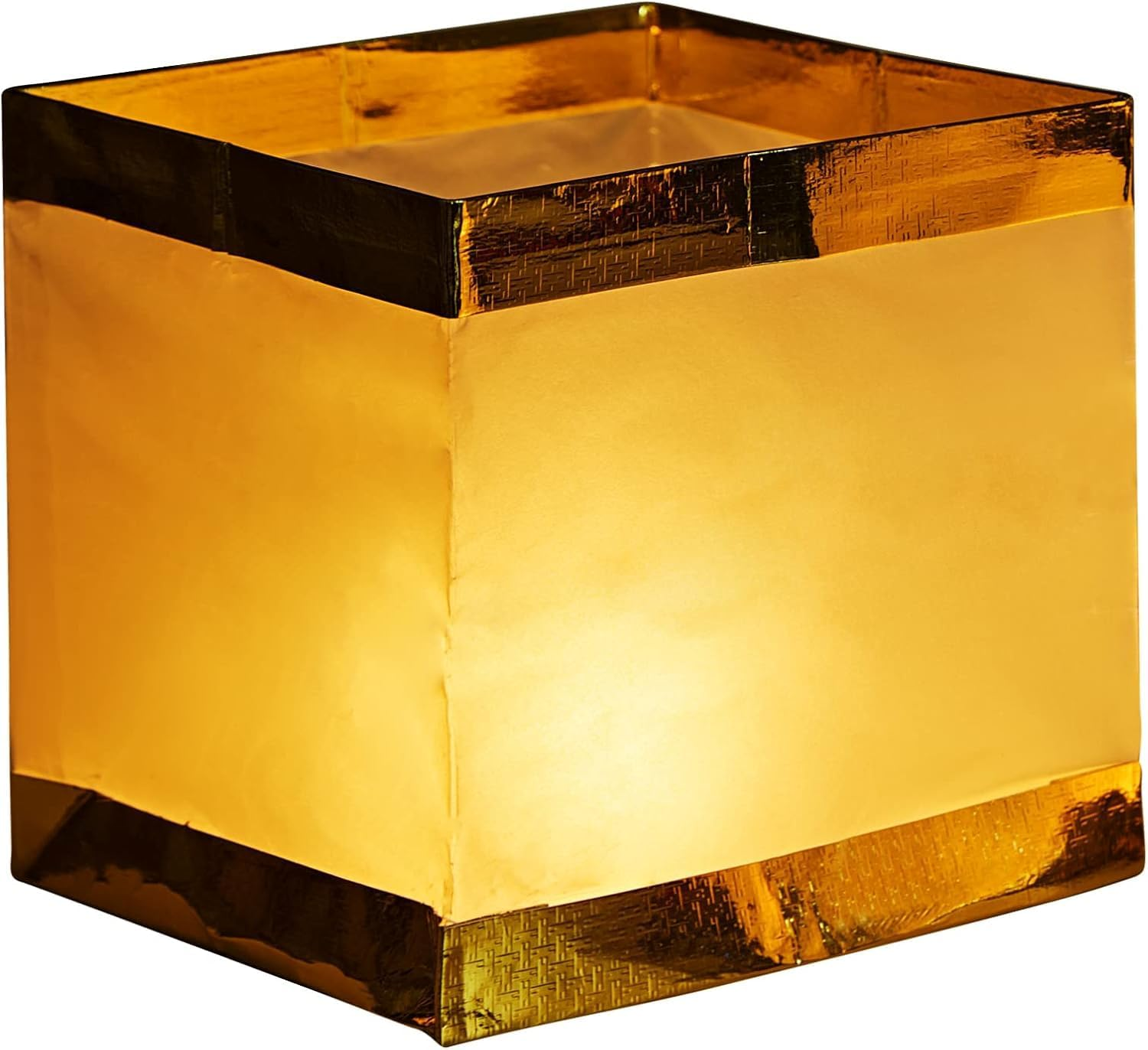 Miners2000 20Pack 5.9" Inch Square Floating Candles Lantern Set, Outdoor Decoration Waterproof Floating Lanterns for the Pool,River,Memorials,Wedding,Bar and Parties (Square, 20) image number 1