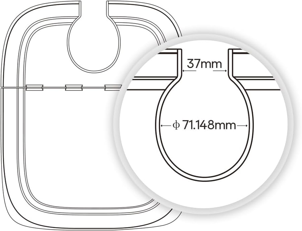 EVERIE Versatile 12-Quart Sous Vide Container with Built-In Rack and Collapsible Hinged Lid and Insulated Container Sleeve Compatible with All Sous Vide Cookers, KIT-1202-TYPP Clear image number 1