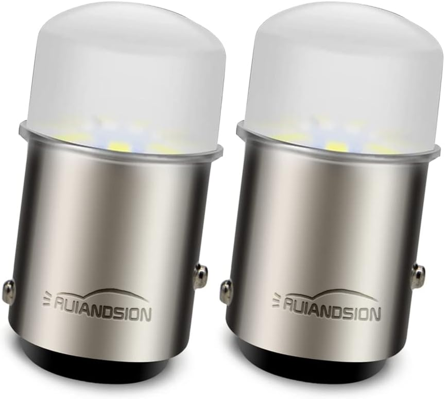 Ruiandsion 1157 BAY15D LED Bulb 12V 2057 2357 7528 Red 3014 9SMD LED Chipsets Replacement for Car RV Camper Brake Stop Parking Tail Lights (Pack of 2)
