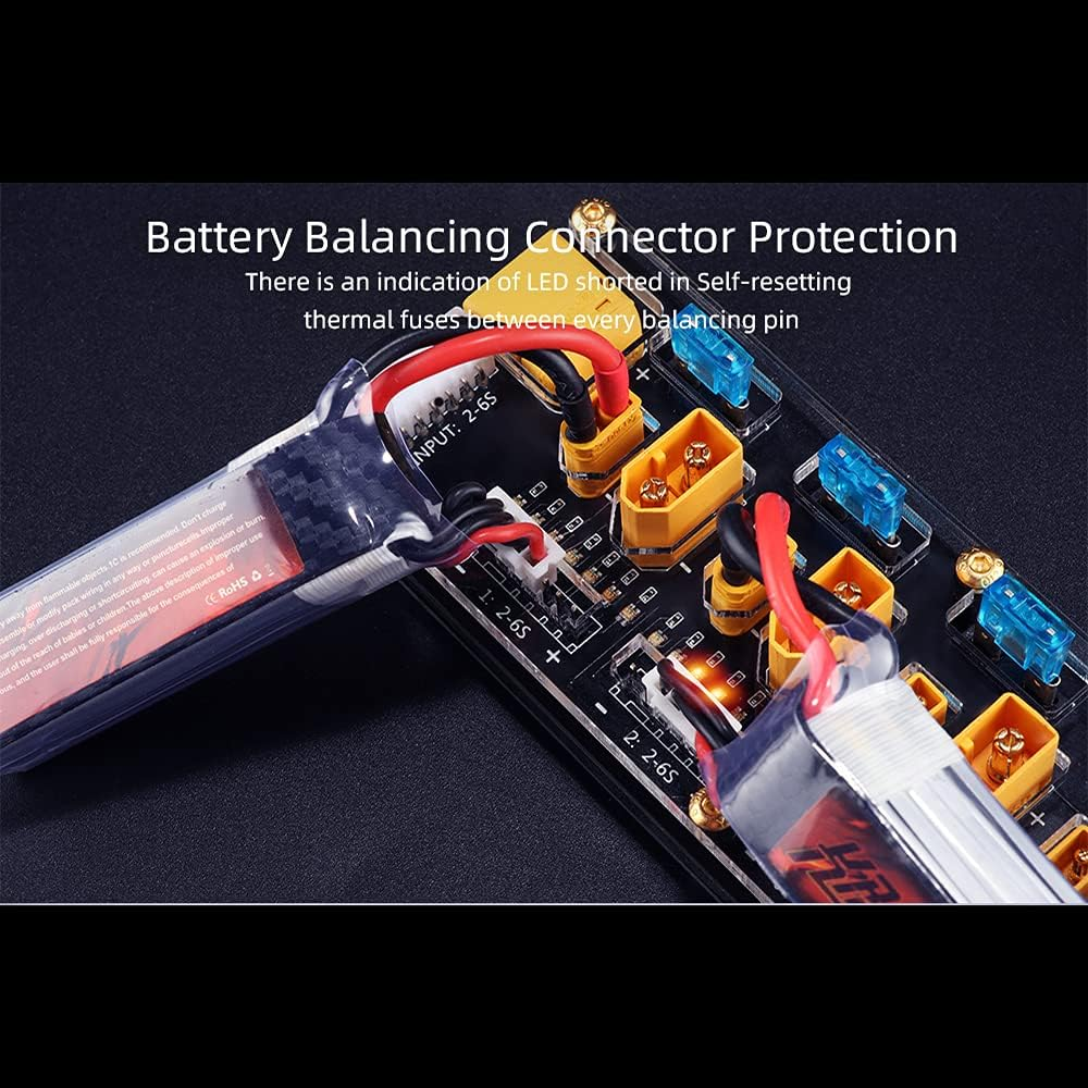 HGLRC Thor Lipo Battery Balance Charger Board Pro 40A XT60 XT30 Plug 2-6S Integrated with Lipo Discharger for IMAX B6 ISDT Q6 Nano HOTA D6 Pro P6 image number 1