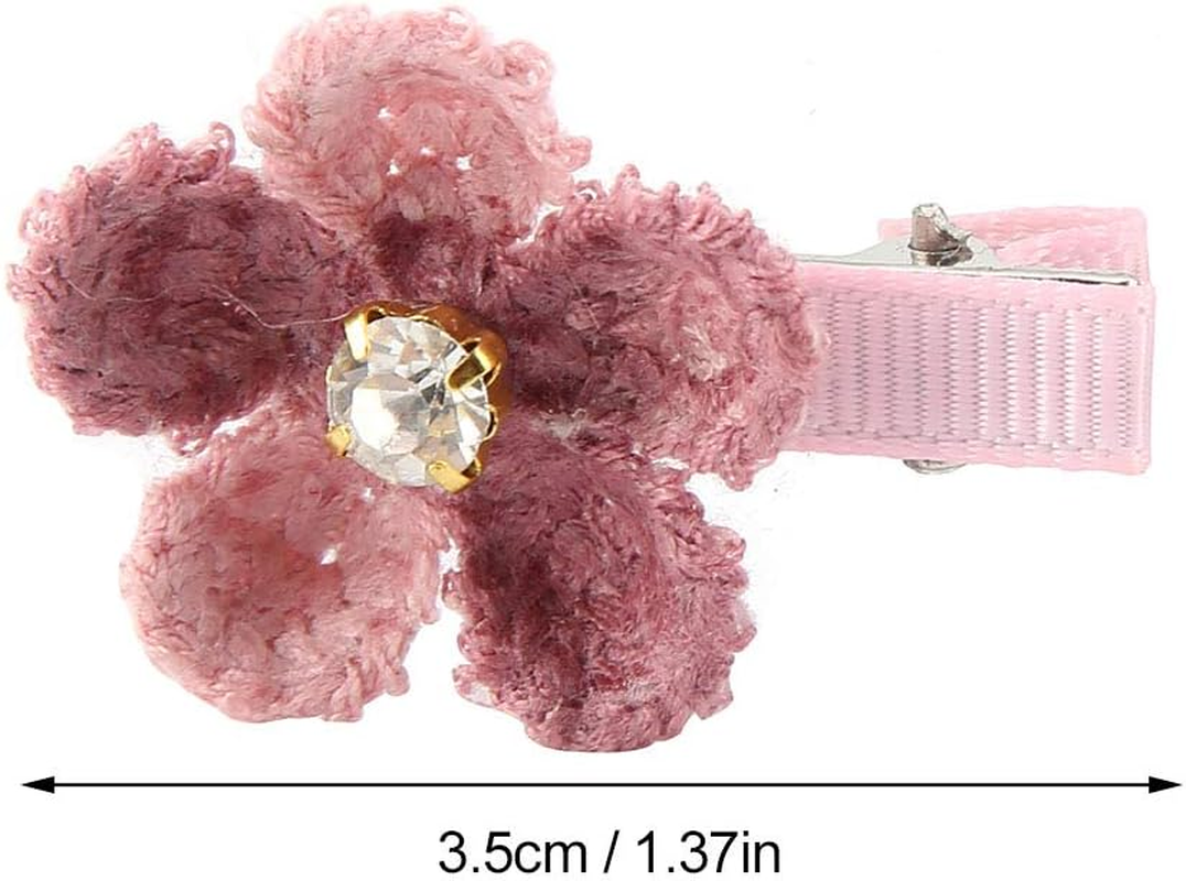 EVTSCAN 10/Lot Hair Accessories for Pets Puppy Dog Cat Grooming Floral Hairpins Hairs Clips image number 5