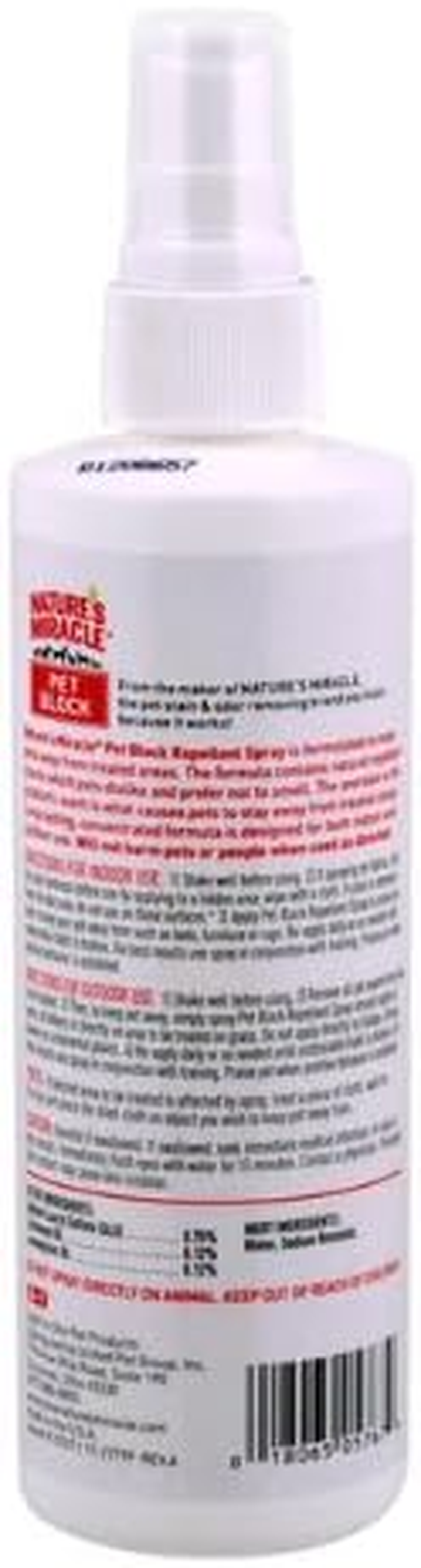 Nature'S Miracle Pet Block Repellent Spray 236Ml image number 2