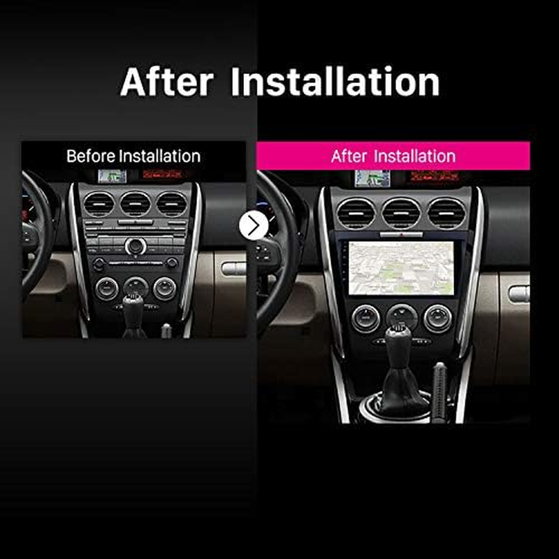 9 Inch Android 10 Car Stereo with GPS Navigation for Mazda CX-7 2007-2014 Car Multimedia Player image number 4