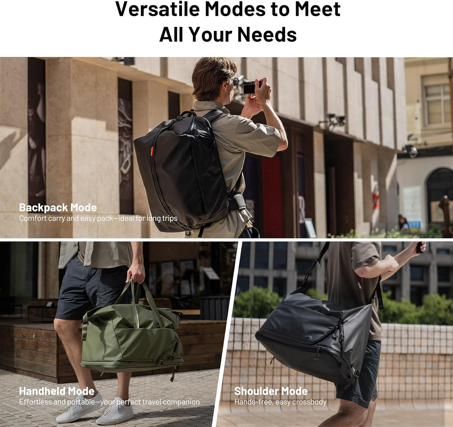 PGYTECH Onemo Travel Backpack 35L, Multifunctional Camera Bag for Traveler and Photographer, Hiking Backpack for Canon/Nikon/Sony and DJI Drones, Waterproof Insert for Laptop up to 16 Inch, Green image number 1