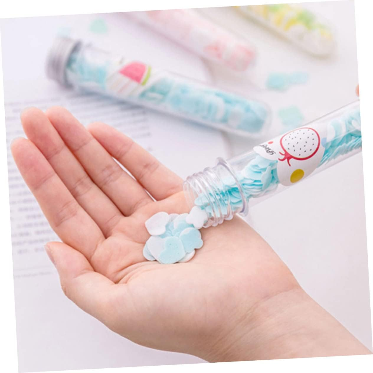 JOINPAYA 4Pcs Travel Toiletry Soap Paper Plant Extract Easy to Use for Boys and Girls Women image number 1