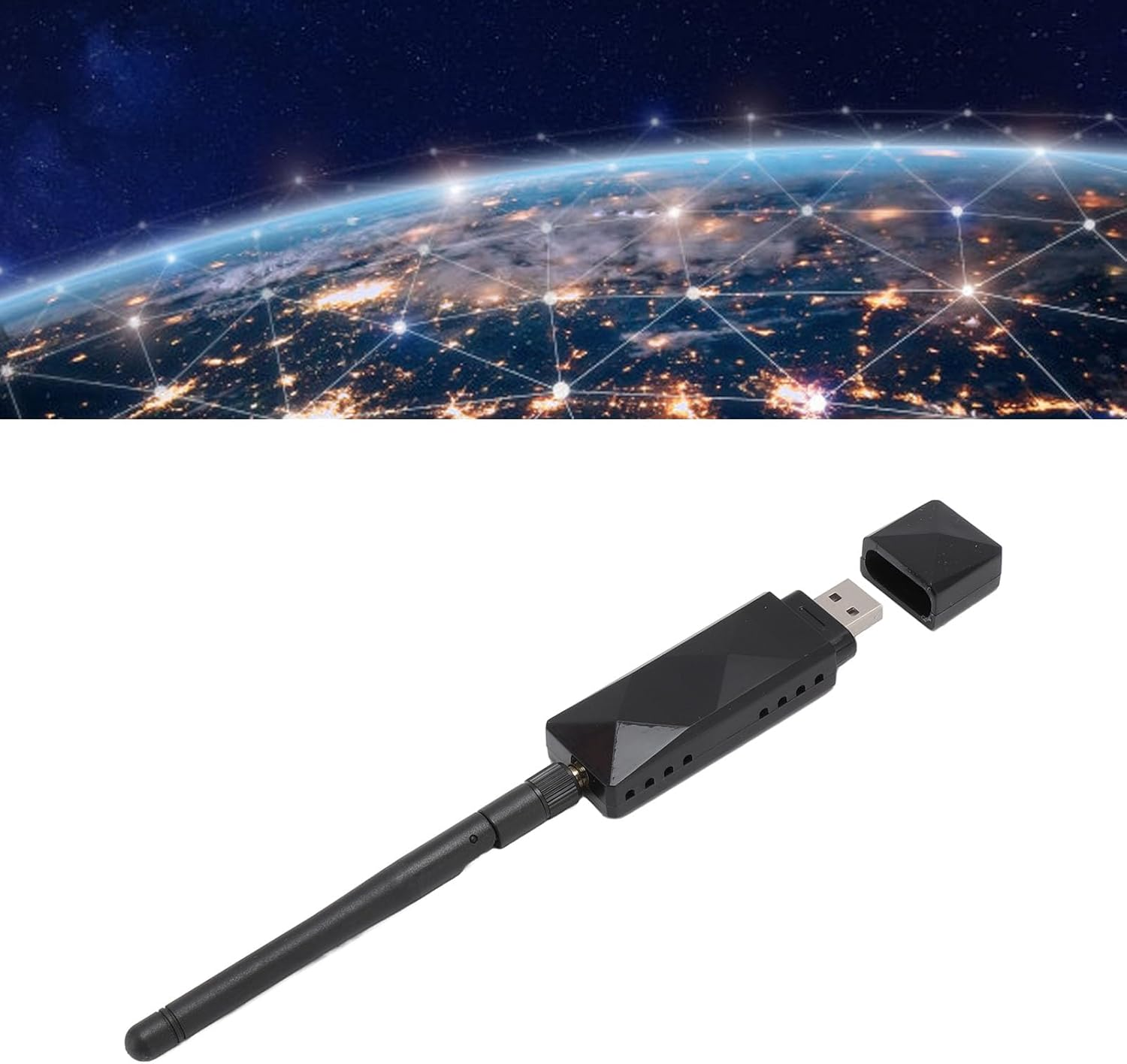 150Mbps Wireless USB Wifi Adapter with AR9271 Chipset, Detachable Antenna, High Speed Network USB Dongle Stick Adapter for 7 8 10, Linux, Atheros Chip, IPTV Set Top Box image number 2
