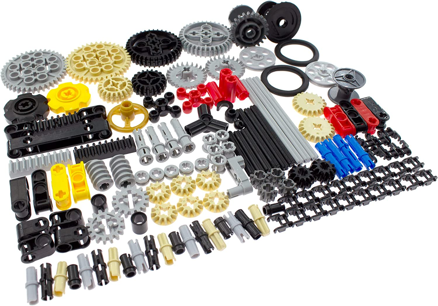 Technical Parts for  Kits Gear Pin Liftarm Beam Axle Panel Car Building Blocks Sets 136PCS Random Color image number 3