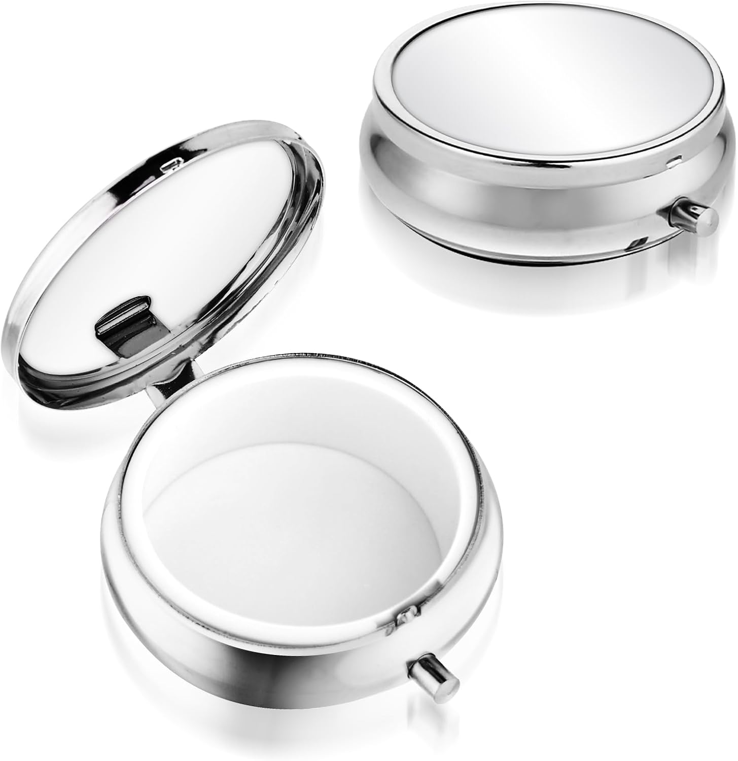 Sibba Pill Case, Travel Portable and Multi-Functional Pill Box, Moisture Proof Pill Case for Purse & Pocket, Medicine Organizer Box for Vitamins, Fish Oil & Supplements (1 Compartment)