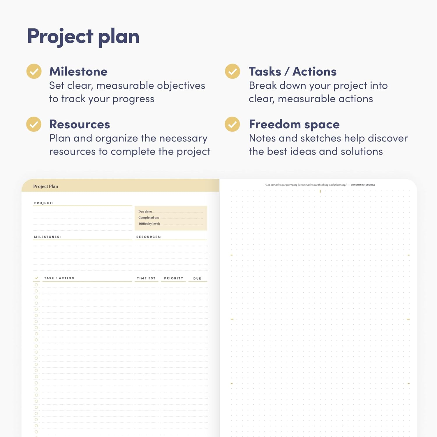 Bestself Daily Planner - 6-Month Undated Planner for Organization and Planning; Ideal Planner for Students, Schools, Colleges, Working Professionals - Mist image number 4