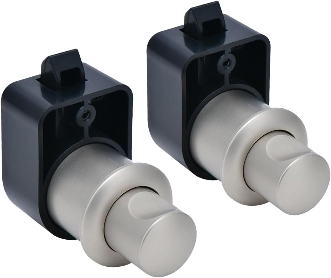 Dream Lighting 2PCS RV Locks Zinc Alloy Push Button Latch Knob Caravan Camper Trailer Motor Home Boat Vehicle Cabinet Drawer Cupboard Door image number 4