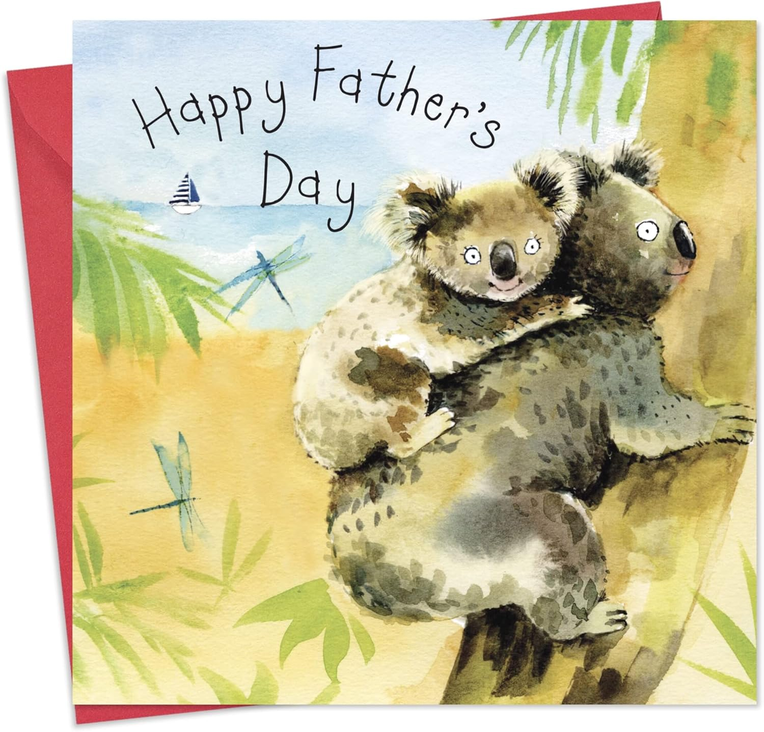 Twizler Father'S Day Card Dad Koala - Father Day Card from Daughter or Son image number 1
