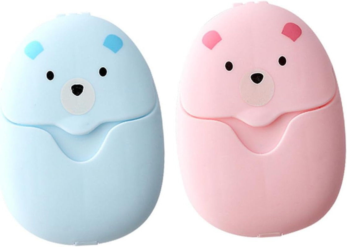 Kisangel Natural Soap Flakes Gentle Moisturizing Disposable Soap Papers for Travel Camping Hiking image number 6