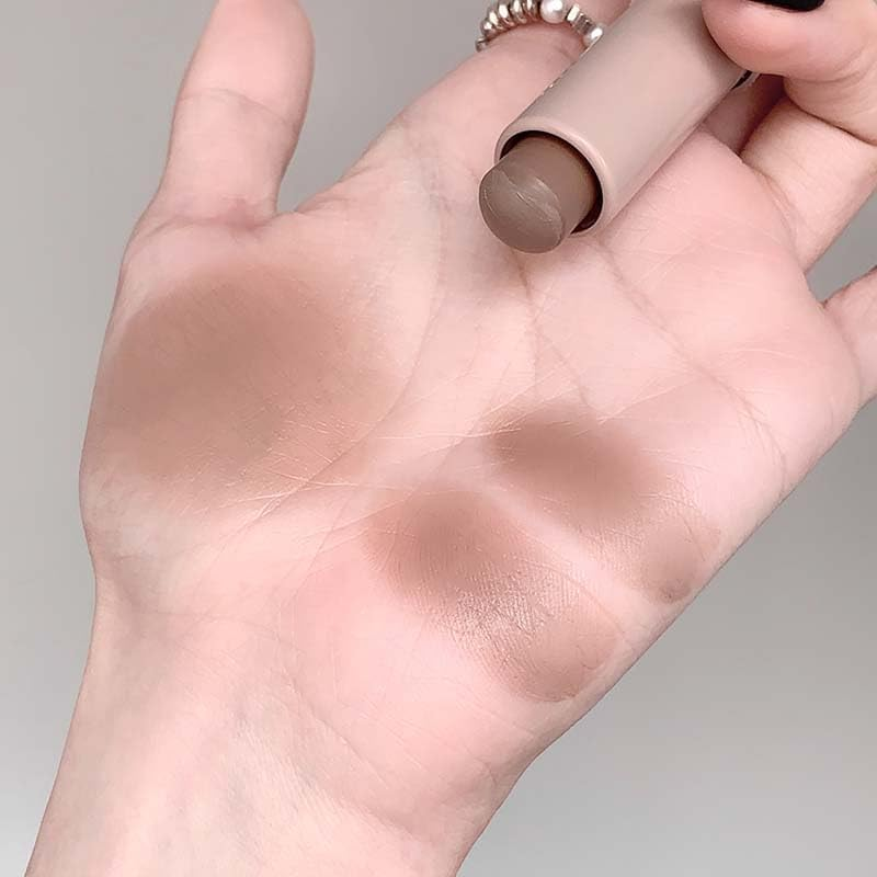 Cool Contour Makeup Stick - Soft Grey-Brown, Long-Lasting, Sweat-Proof Facial Bronzer for Natural Contouring - Rich, Easy-To-Blend Colour for Cheek, Nose and Jaw Contouring (01 Cold Grey) - 01Cold Gray image number 5