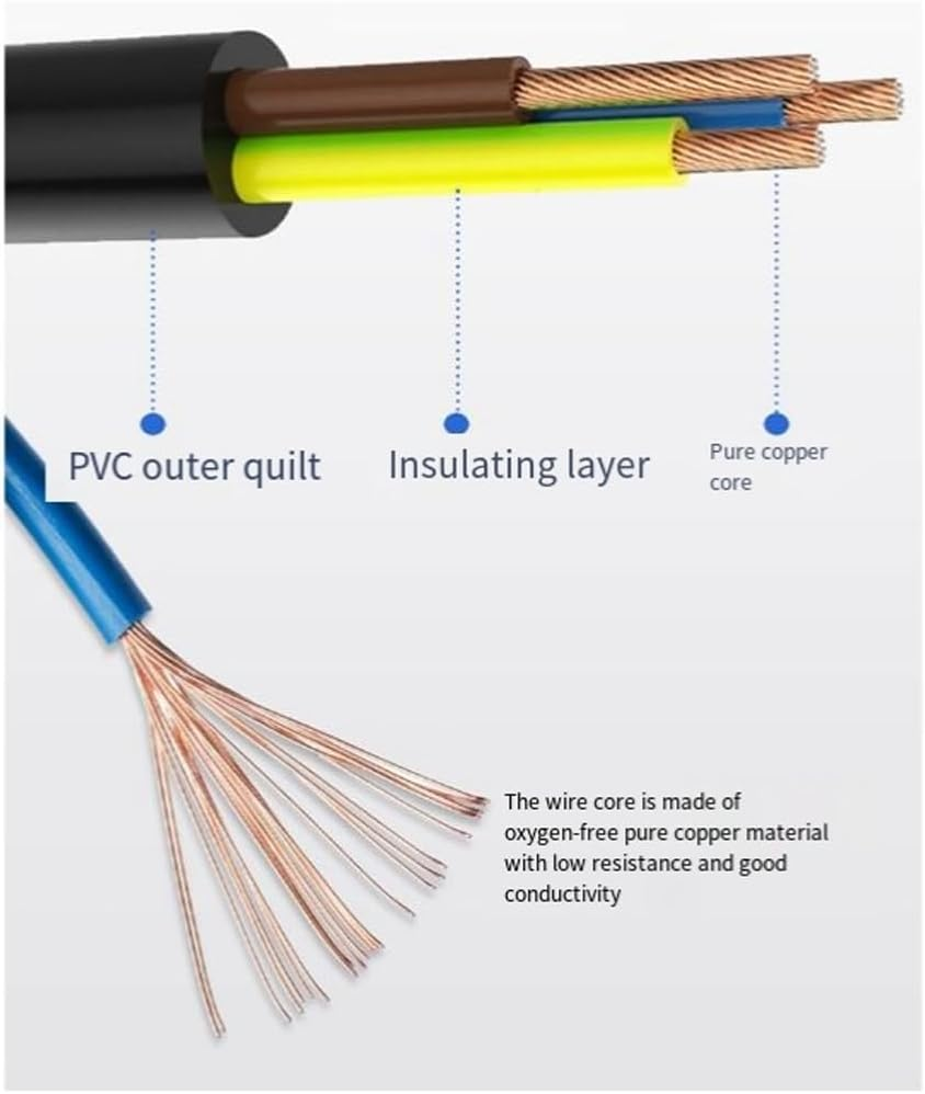 Byttlerom Powercon Cable Combination of Powercon Plug and XLR Signal Line for Light Power Connection Signal Transit(A)