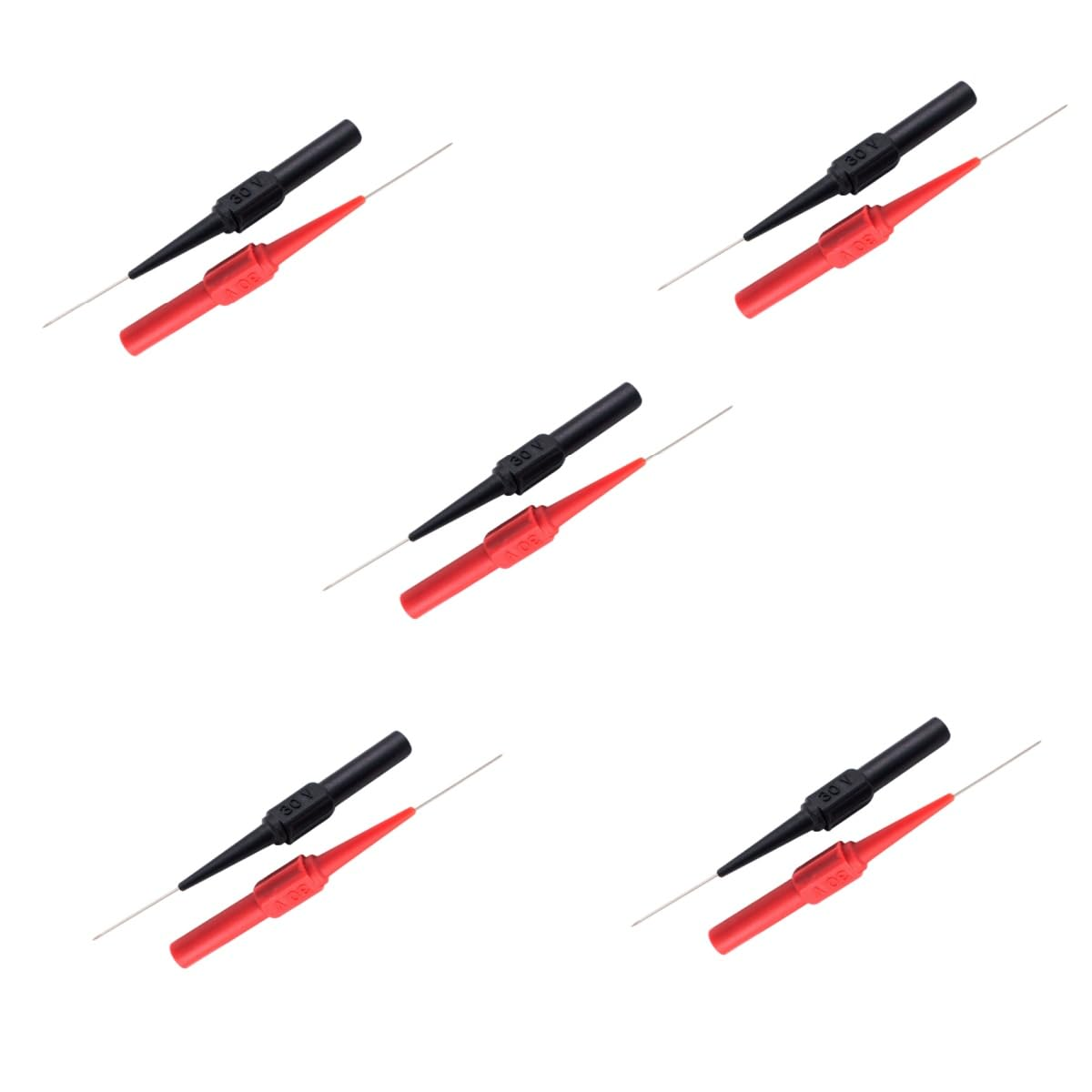 10 Needle Test Probes, Multimeter Probe Kit, Automotive Insulated Wire Threading, Non-Destructive Threading Multimeter Kit 0.7Mm image number 1