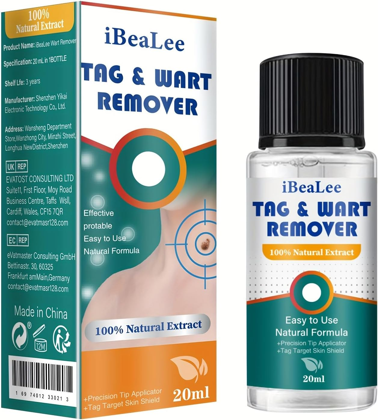 Skin Tag Remover,Wart Remover,Fliquid Wart Gel with Salicylic Acid - Fast Acting, Designed for Warts, Plantar Warts, Genital Warts, Common Warts, Flat Warts, Corns,Calluses image number 5