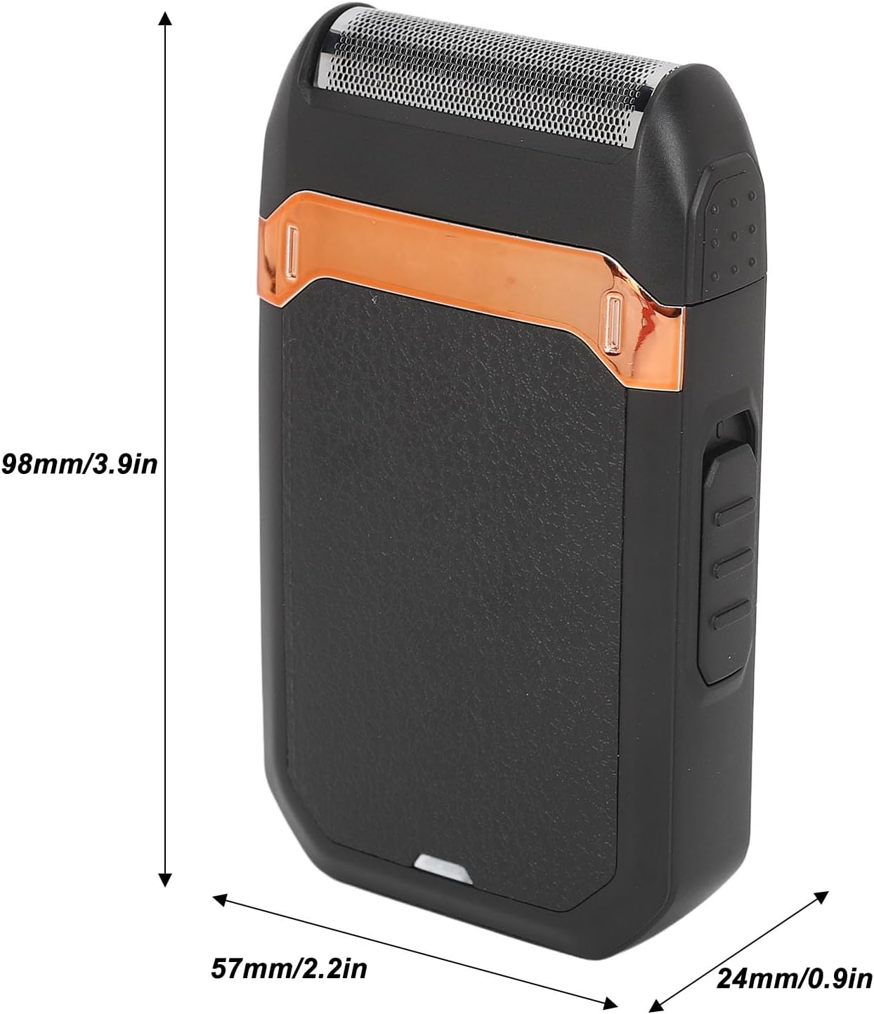 Electricfor Men, 2 in 1 Waterproof Foil Shaver, Portable Beard Trimmer, Cordless Rechargeable with up Trimmer, Wet & Dry Shave & USB Charging, M607 image number 3